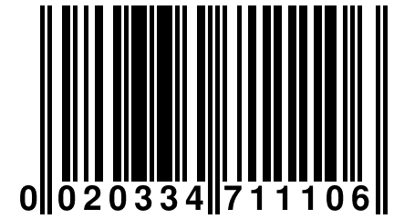 0 020334 711106