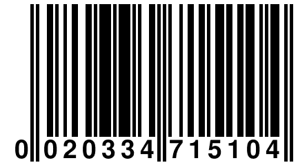 0 020334 715104