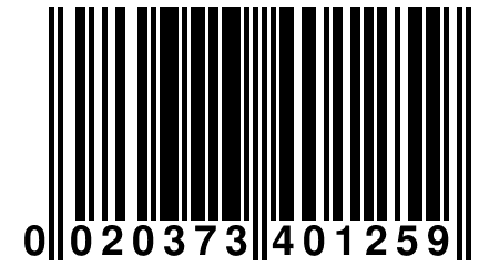 0 020373 401259