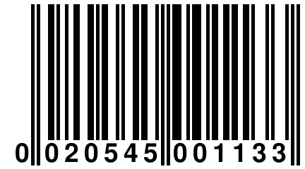 0 020545 001133