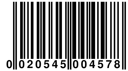 0 020545 004578