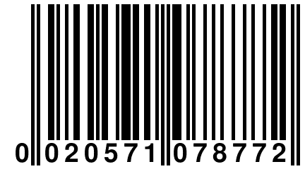 0 020571 078772