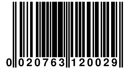 0 020763 120029