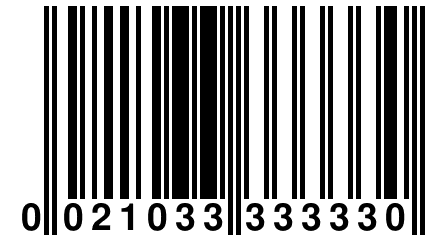 0 021033 333330