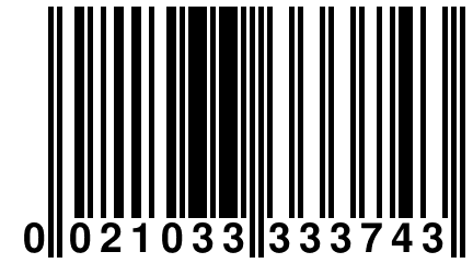 0 021033 333743