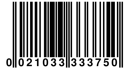 0 021033 333750