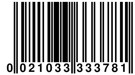 0 021033 333781