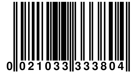 0 021033 333804