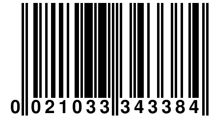 0 021033 343384