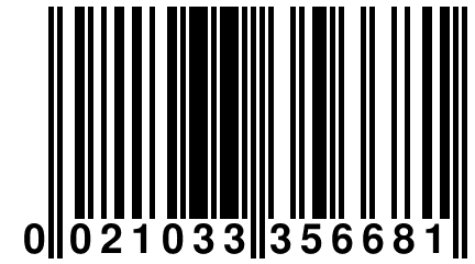 0 021033 356681