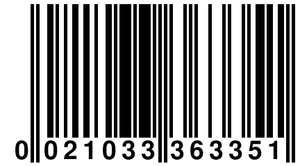 0 021033 363351