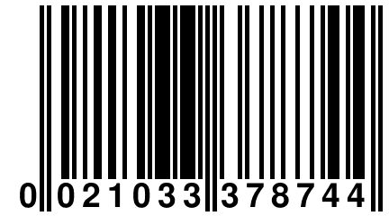 0 021033 378744