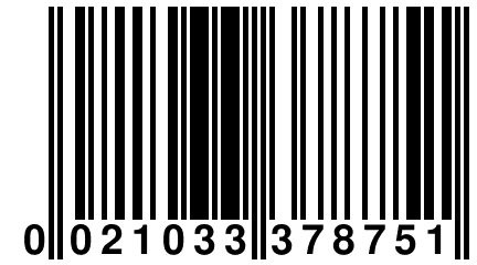 0 021033 378751