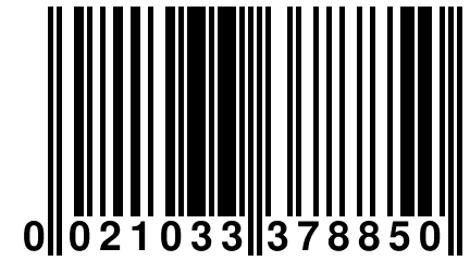 0 021033 378850