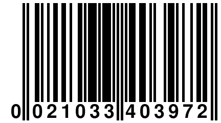 0 021033 403972