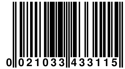 0 021033 433115