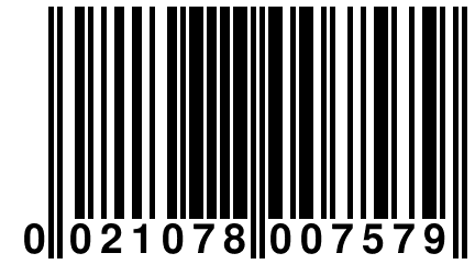 0 021078 007579