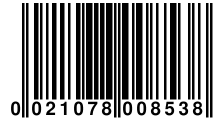 0 021078 008538