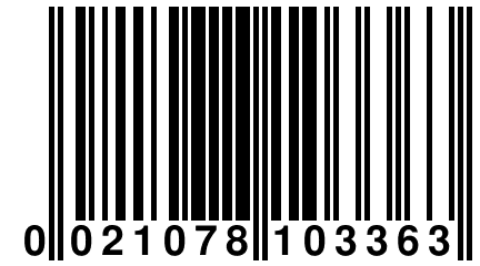 0 021078 103363