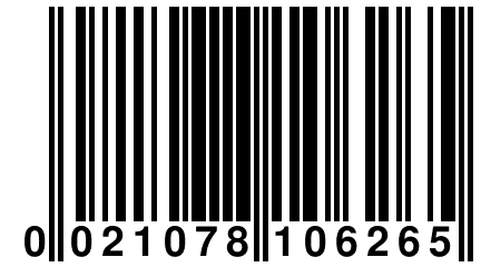 0 021078 106265