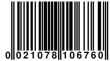 0 021078 106760