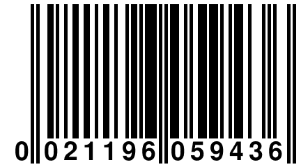 0 021196 059436