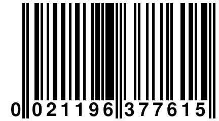 0 021196 377615