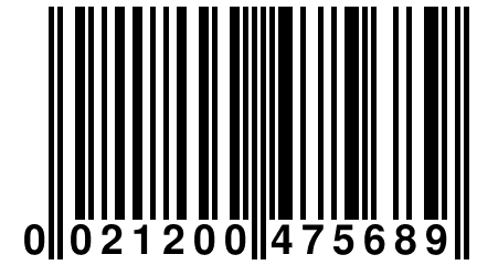 0 021200 475689