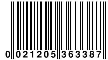 0 021205 363387