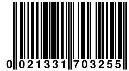 0 021331 703255