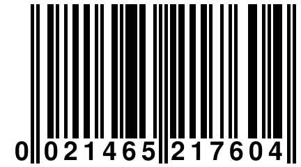 0 021465 217604