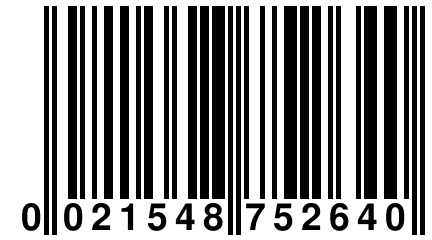 0 021548 752640