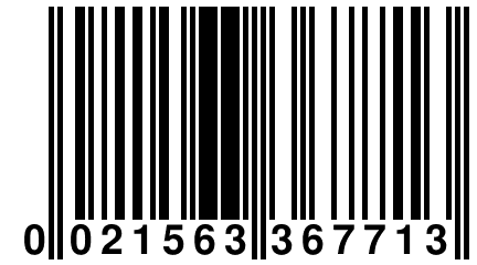 0 021563 367713