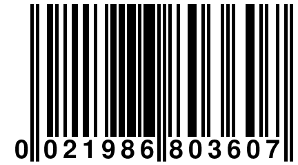 0 021986 803607