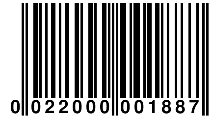 0 022000 001887