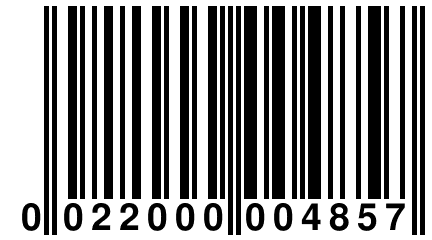 0 022000 004857