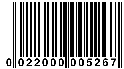 0 022000 005267