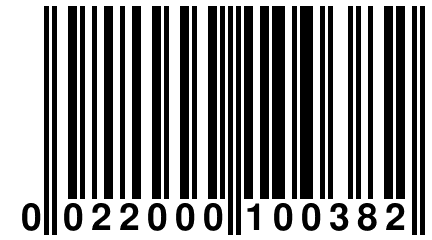 0 022000 100382