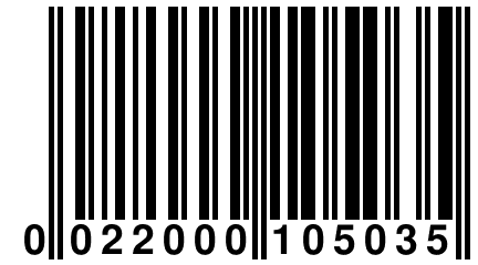 0 022000 105035