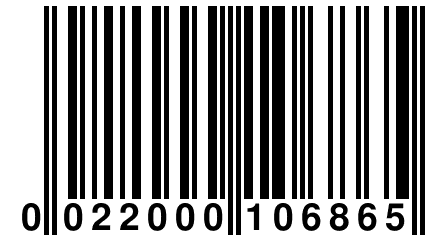 0 022000 106865