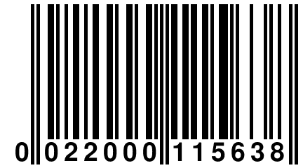 0 022000 115638