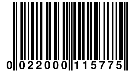 0 022000 115775