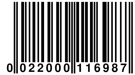 0 022000 116987