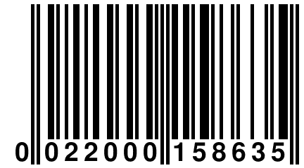 0 022000 158635