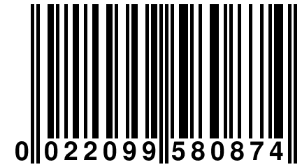 0 022099 580874