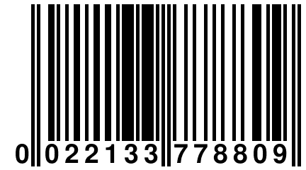 0 022133 778809