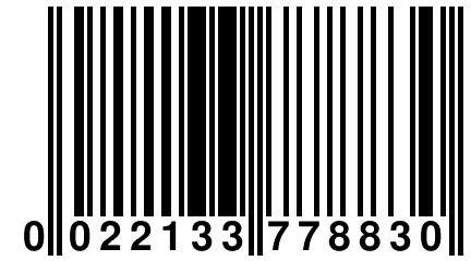 0 022133 778830