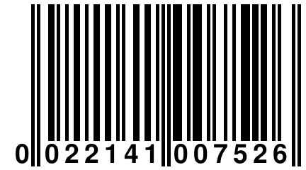 0 022141 007526