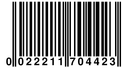 0 022211 704423