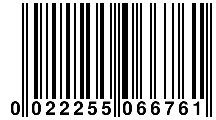 0 022255 066761